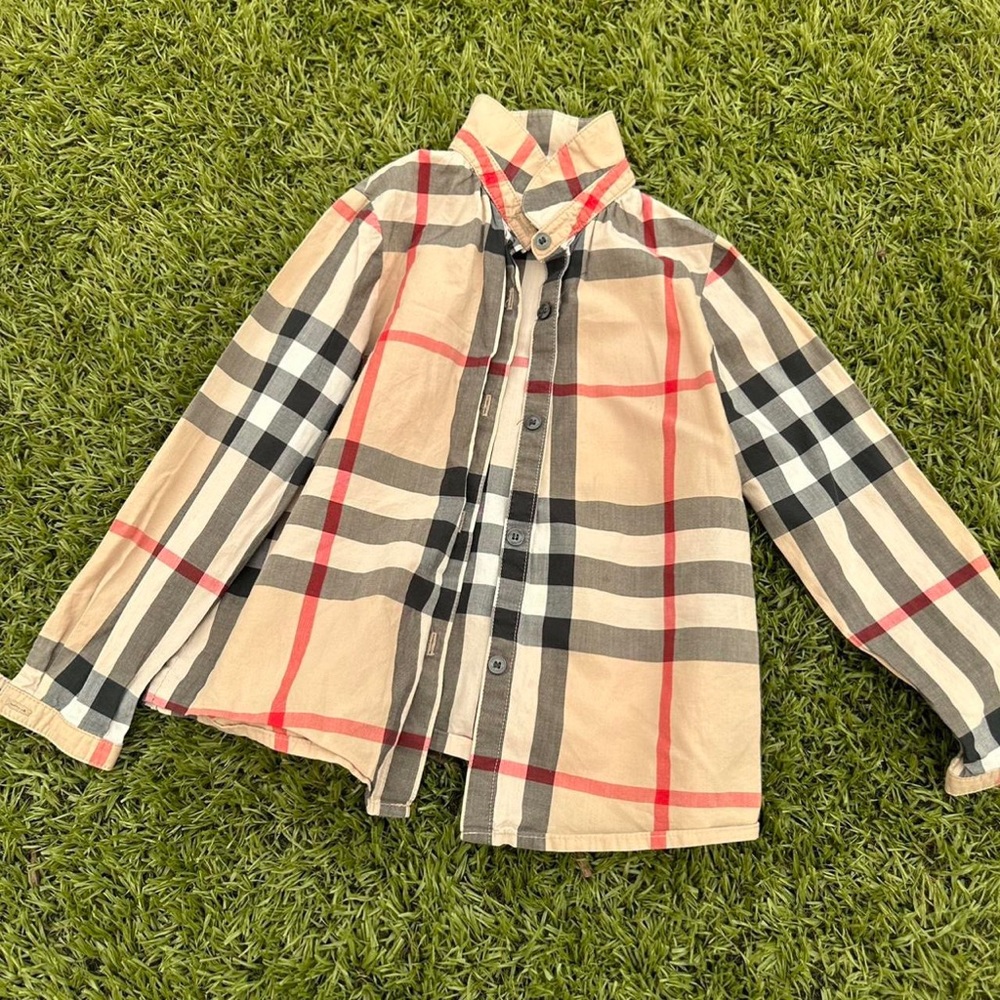 Kids Burberry botton down
